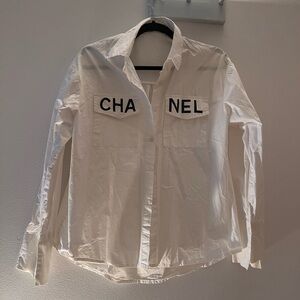 Chanel print blouse